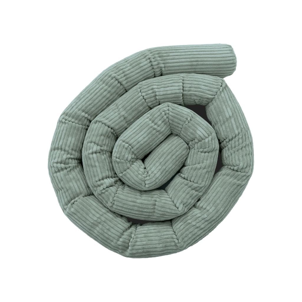 Tour de lit en velours Corduroy - Vert