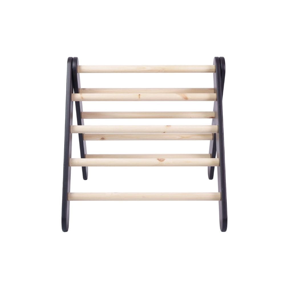 Triangle d’Escalade Pikler Bois Noir – Jeu Montessori Haut de Gamme