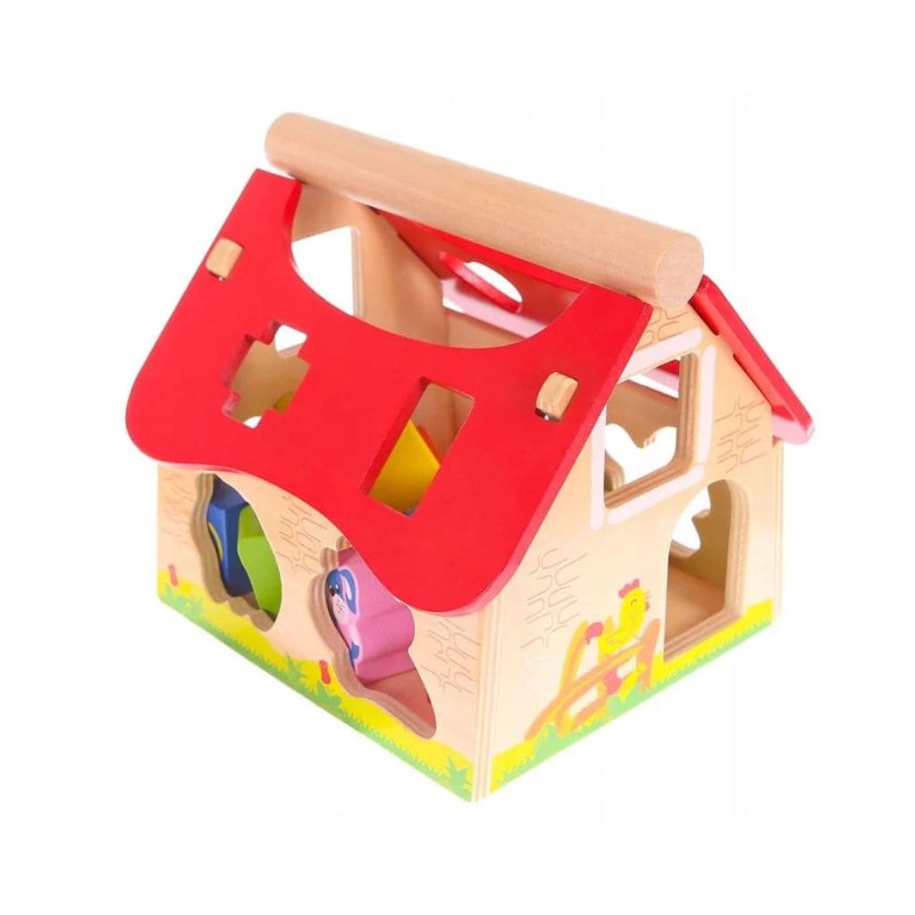 Tri de Formes Ferme en Bois – Jouet Montessori