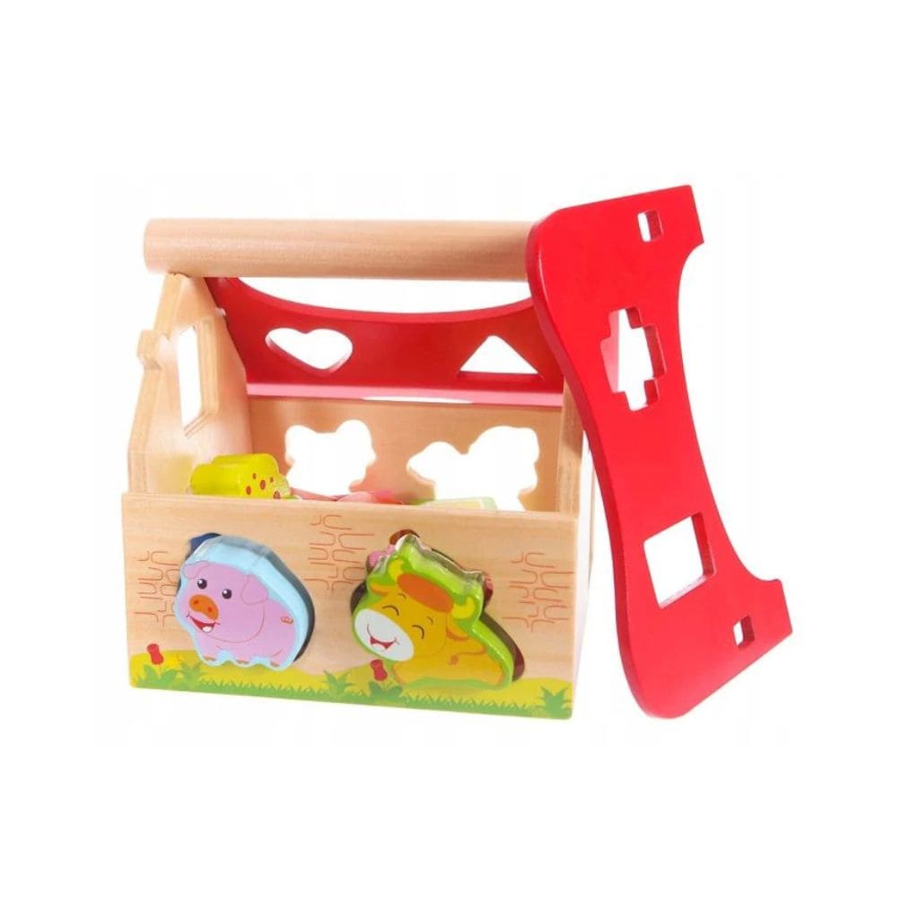 Tri de Formes Ferme en Bois – Jouet Montessori