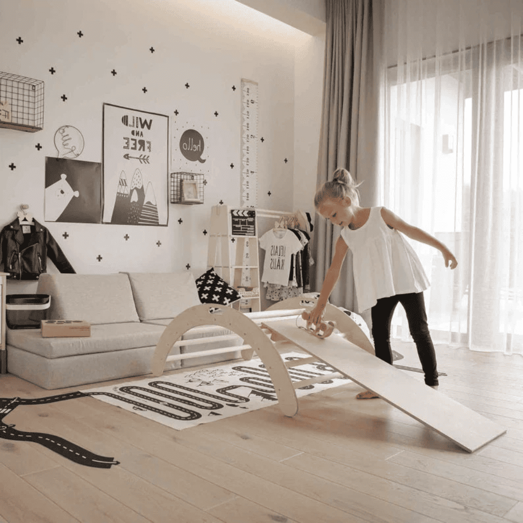 Arche d'Escalade Montessori avec Rampe en | Motricidade Tinitto – Fabrication européenne