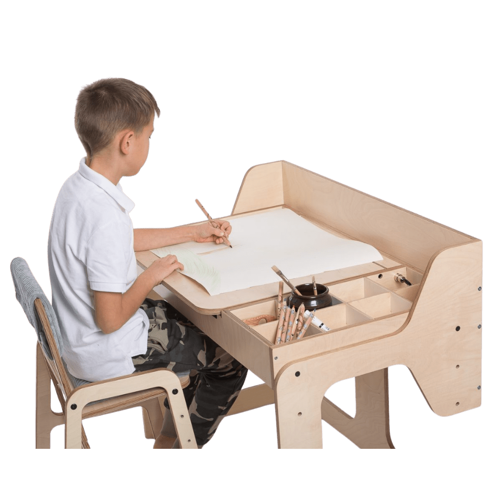 Bureau d'Activités Multisensoriel "Luula" – Table Évolutive (Seule) en | furniture Tinitto – Fabrication européenne