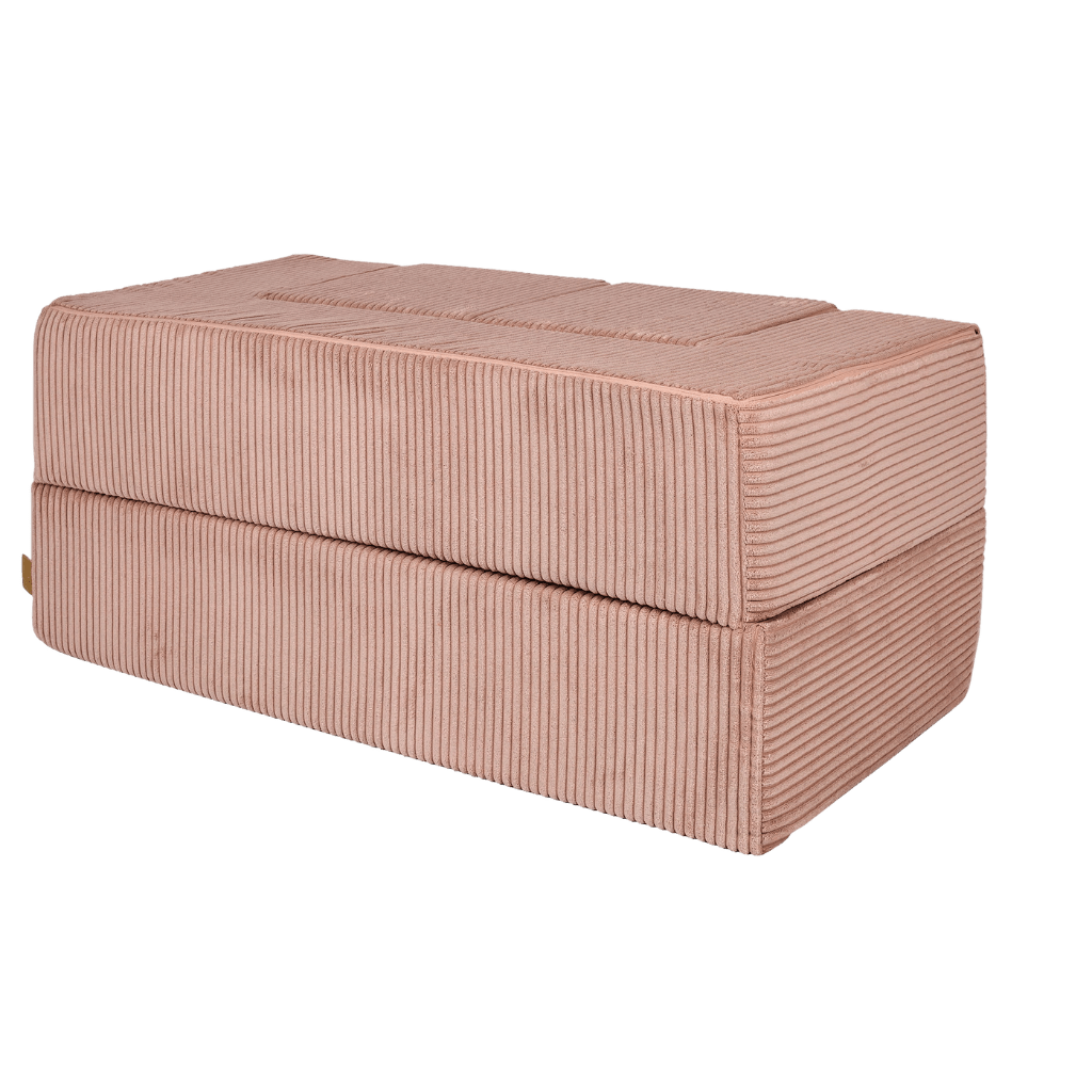 Canapé Cube en Velours Doux - Powder Pink en | Decoração Tinitto – Fabrication européenne