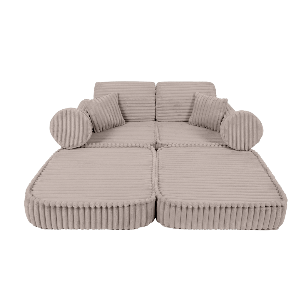 Canapé Medium Modular Sofa for Kids - Churros Beige en | Decoração Tinitto – Fabrication européenne