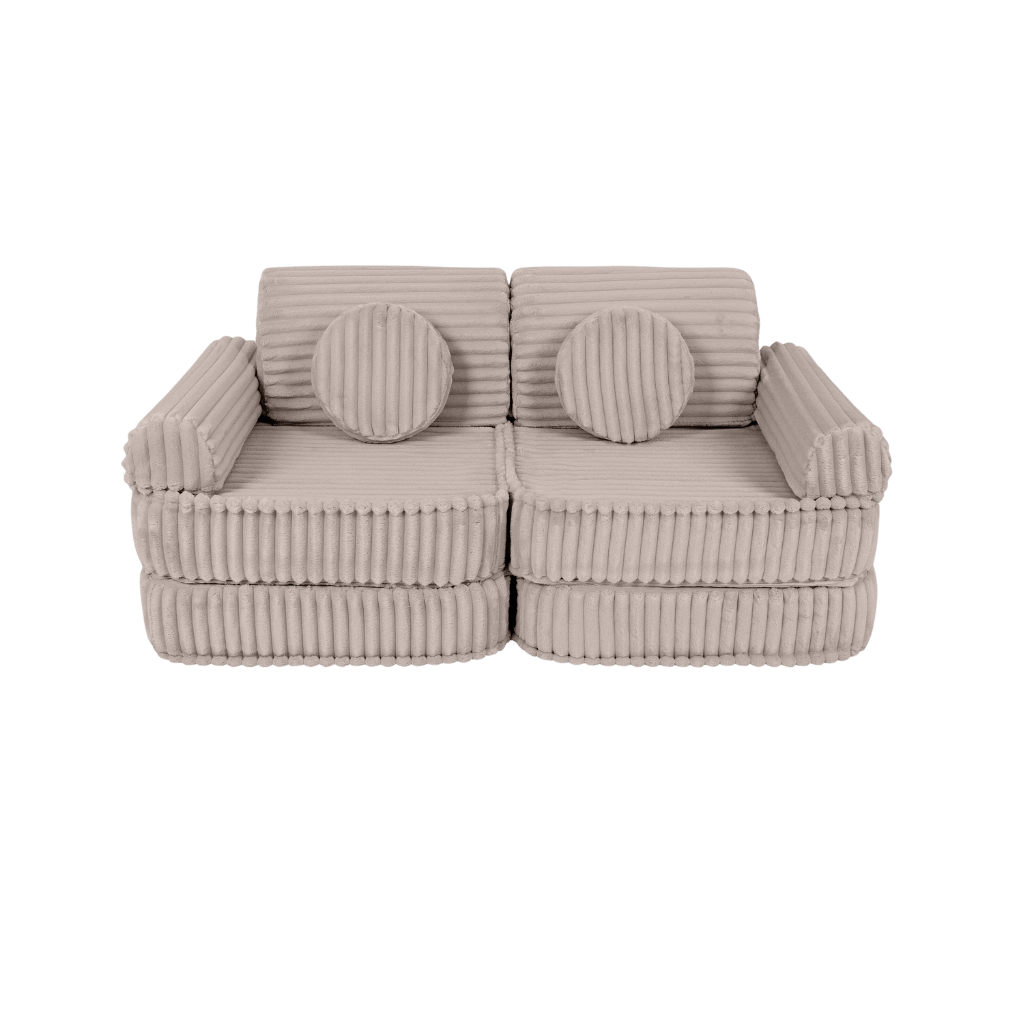 Canapé Medium Modular Sofa for Kids - Churros Beige en | Decoração Tinitto – Fabrication européenne