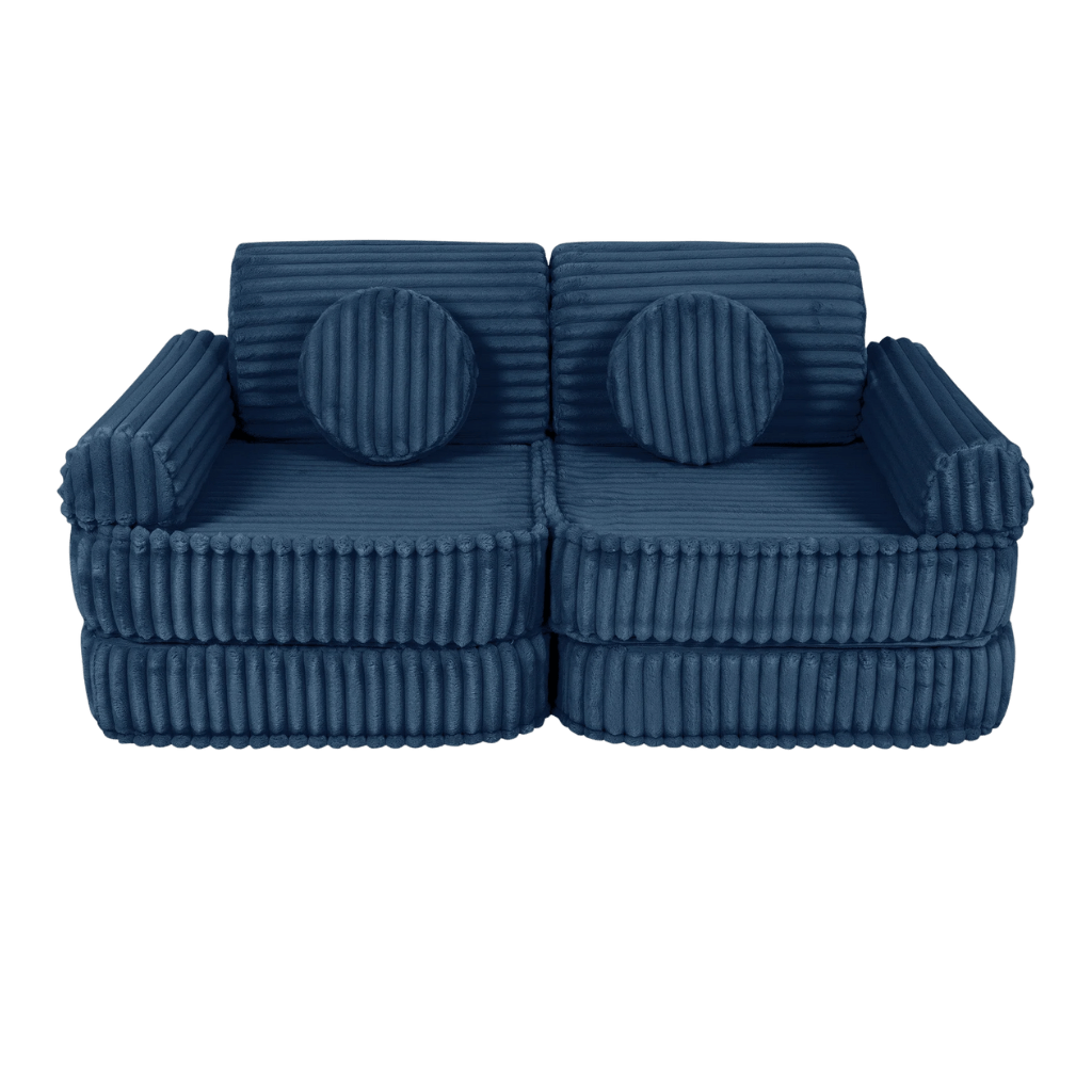 Canapé Medium Modular Sofa for Kids - Churros Blue en | Decoração Tinitto – Fabrication européenne