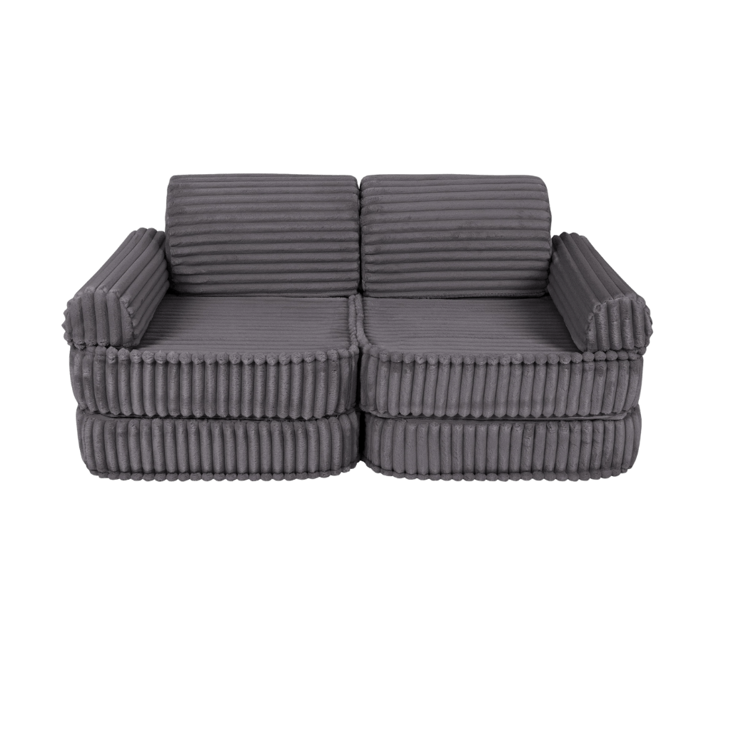 Canapé Medium Modular Sofa for Kids - Churros Jurassic Grey en | Decoração Tinitto – Fabrication européenne