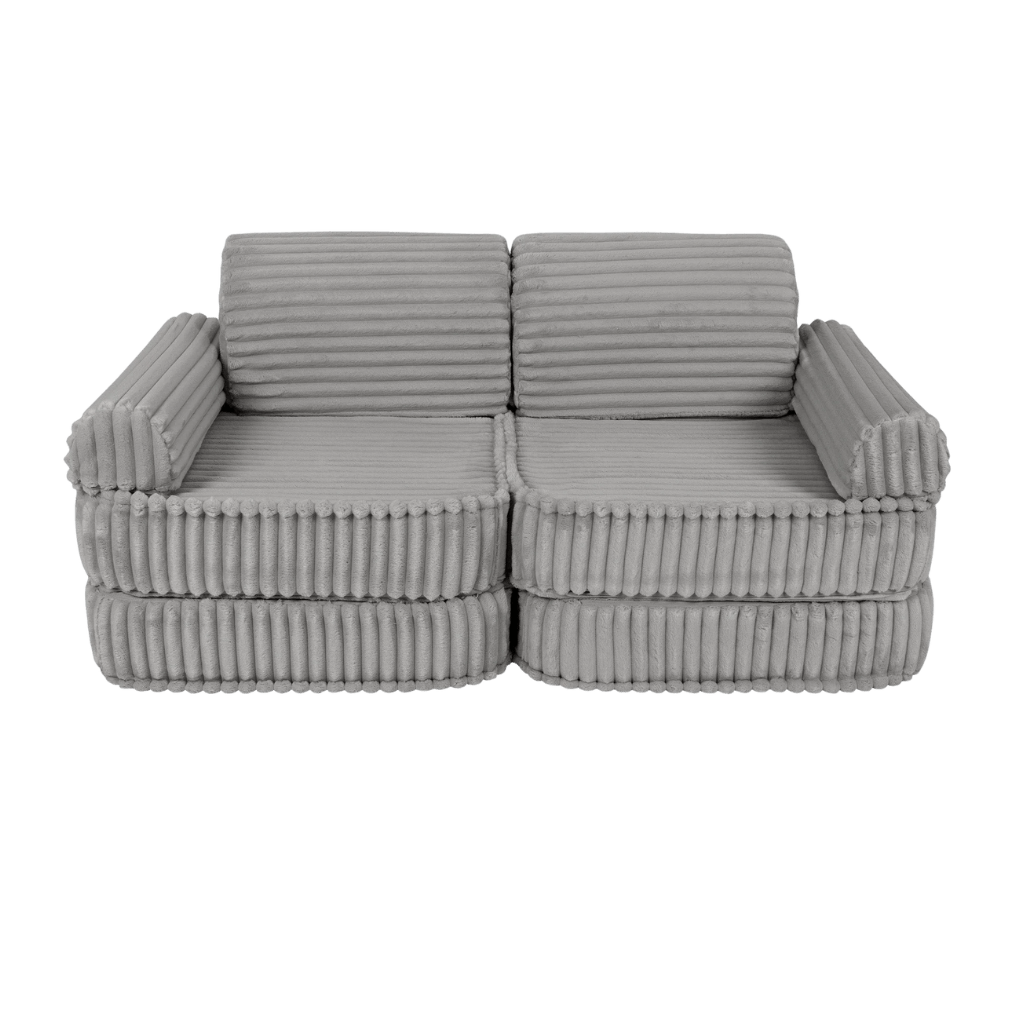Canapé Medium Modular Sofa for Kids - Churros Moon Grey en | Decoração Tinitto – Fabrication européenne