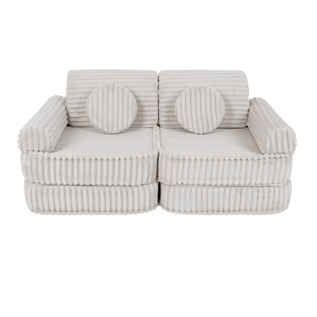 Canapé Medium Modular Sofa for Kids - Churros White en | Decoração Tinitto – Fabrication européenne