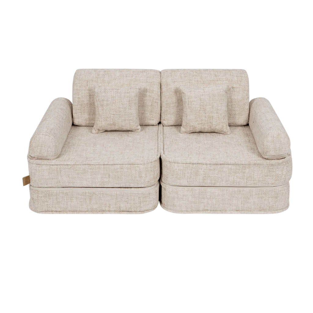 Canapé Medium Modular Sofa for Kids - Tangle Marshmallow Beige en | Decoração Tinitto – Fabrication européenne