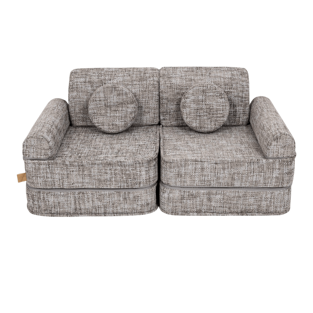 Canapé Medium Modular Sofa for Kids - Tangle Moon Grey en | Decoração Tinitto – Fabrication européenne