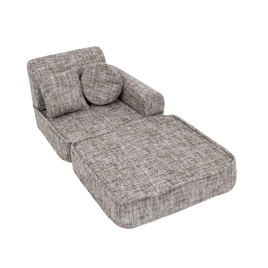 Canapé Medium Modular Sofa for Kids - Tangle Moon Grey en | Decoração Tinitto – Fabrication européenne