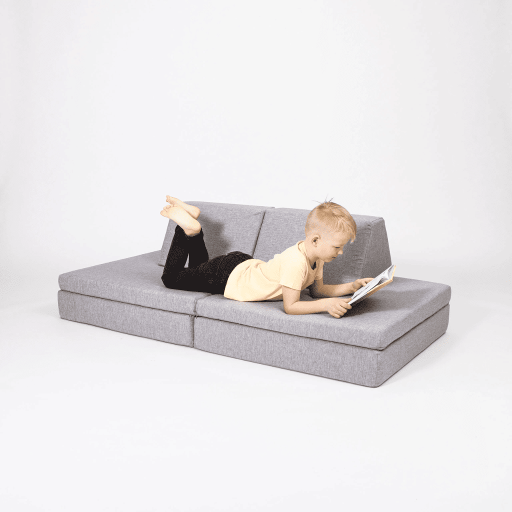 Canapé Modulable Enfant Jeu Montessori Évolutif en Salmon Pink | Decoração Tinitto – Fabrication européenne