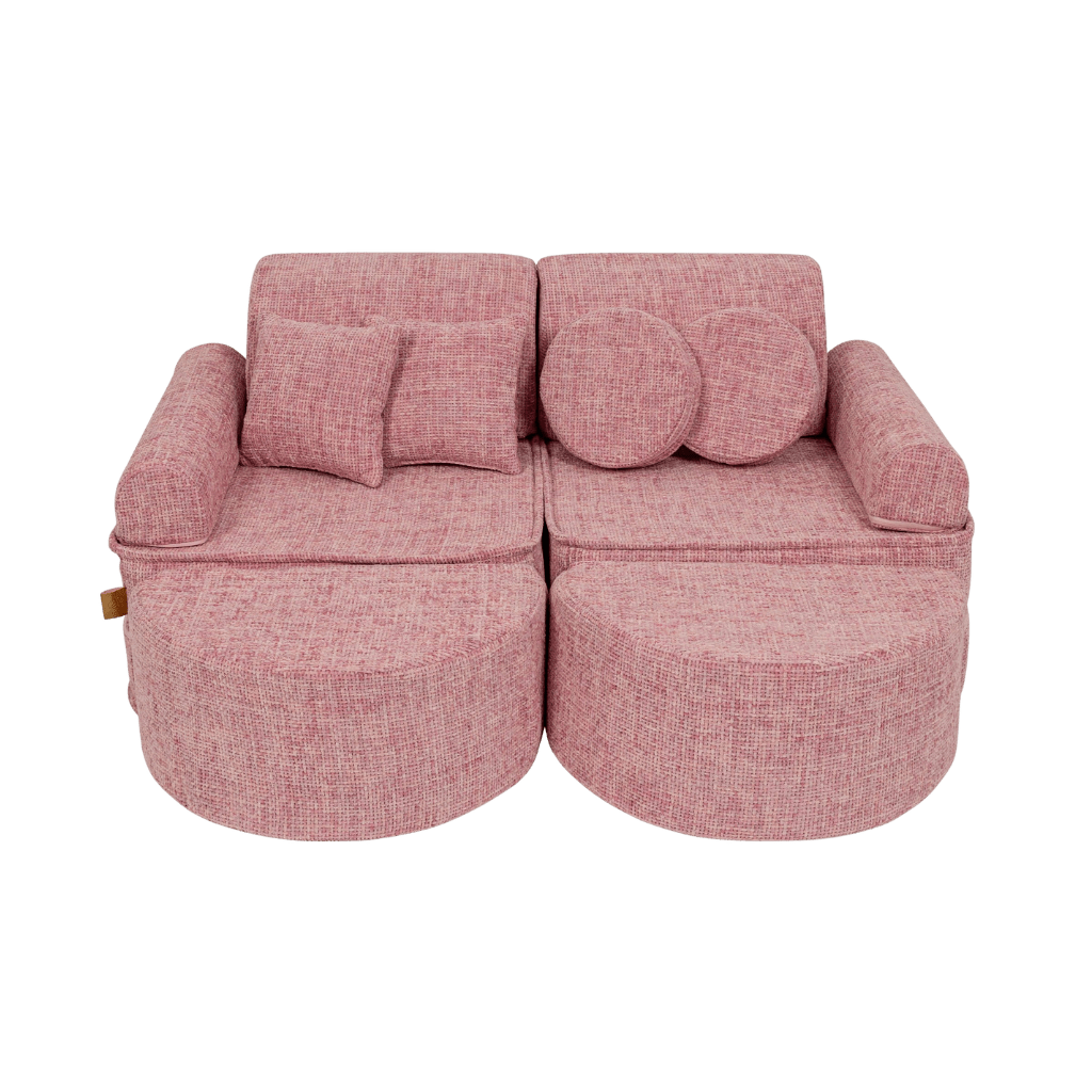 Canapé Modulable Moyen pour Enfants - Tangle Bubblegum Pink en | Decoração Tinitto – Fabrication européenne