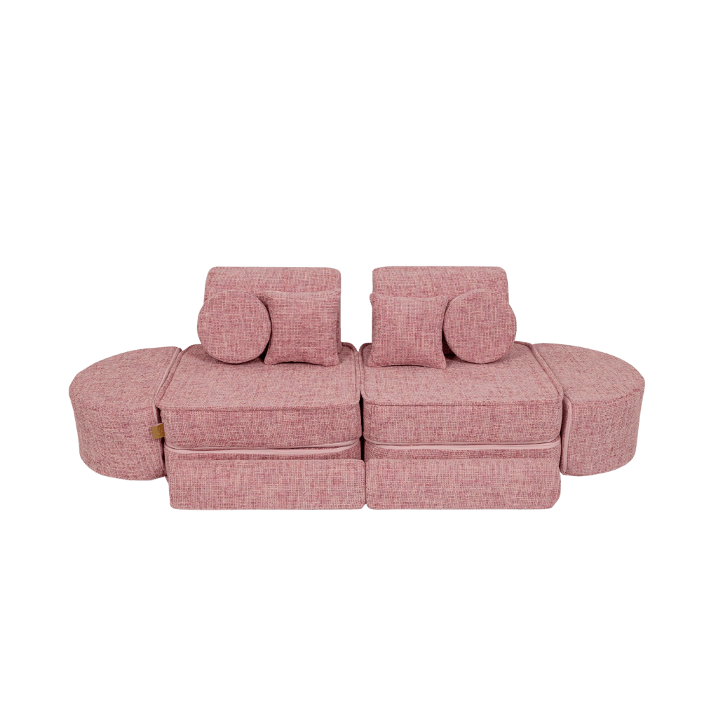 Canapé Modulable Moyen pour Enfants - Tangle Bubblegum Pink en | Decoração Tinitto – Fabrication européenne