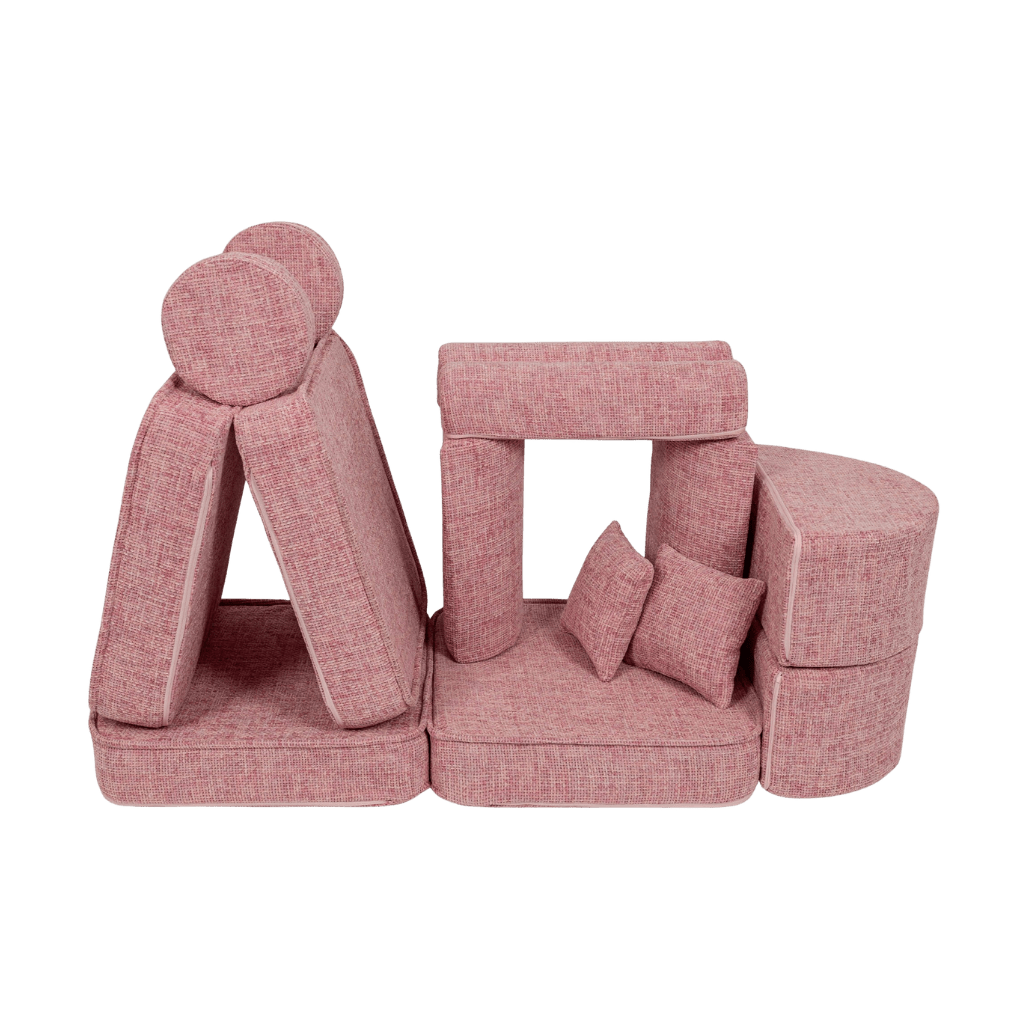 Canapé Modulable Moyen pour Enfants - Tangle Bubblegum Pink en | Decoração Tinitto – Fabrication européenne