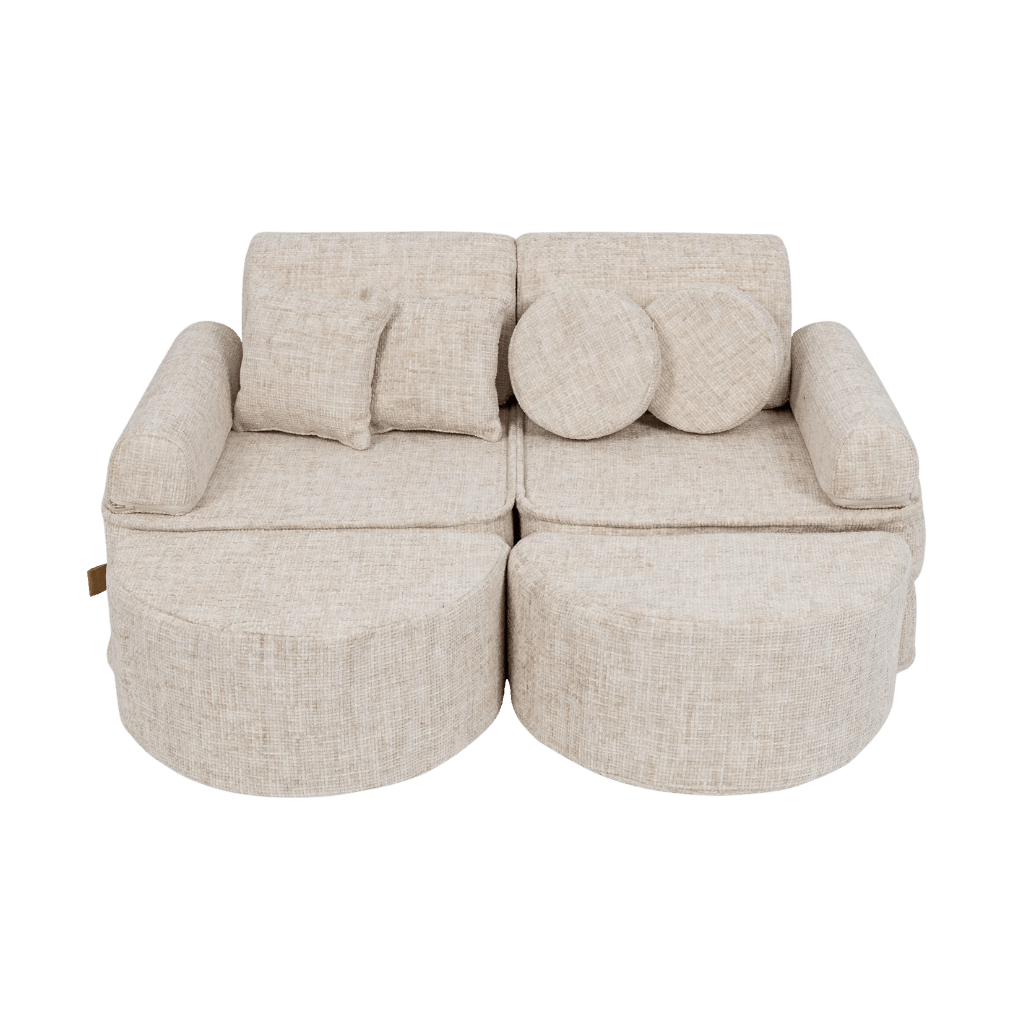 Canapé Modulable Moyen pour Enfants - Tangle Marshmallow Beige en | Decoração Tinitto – Fabrication européenne
