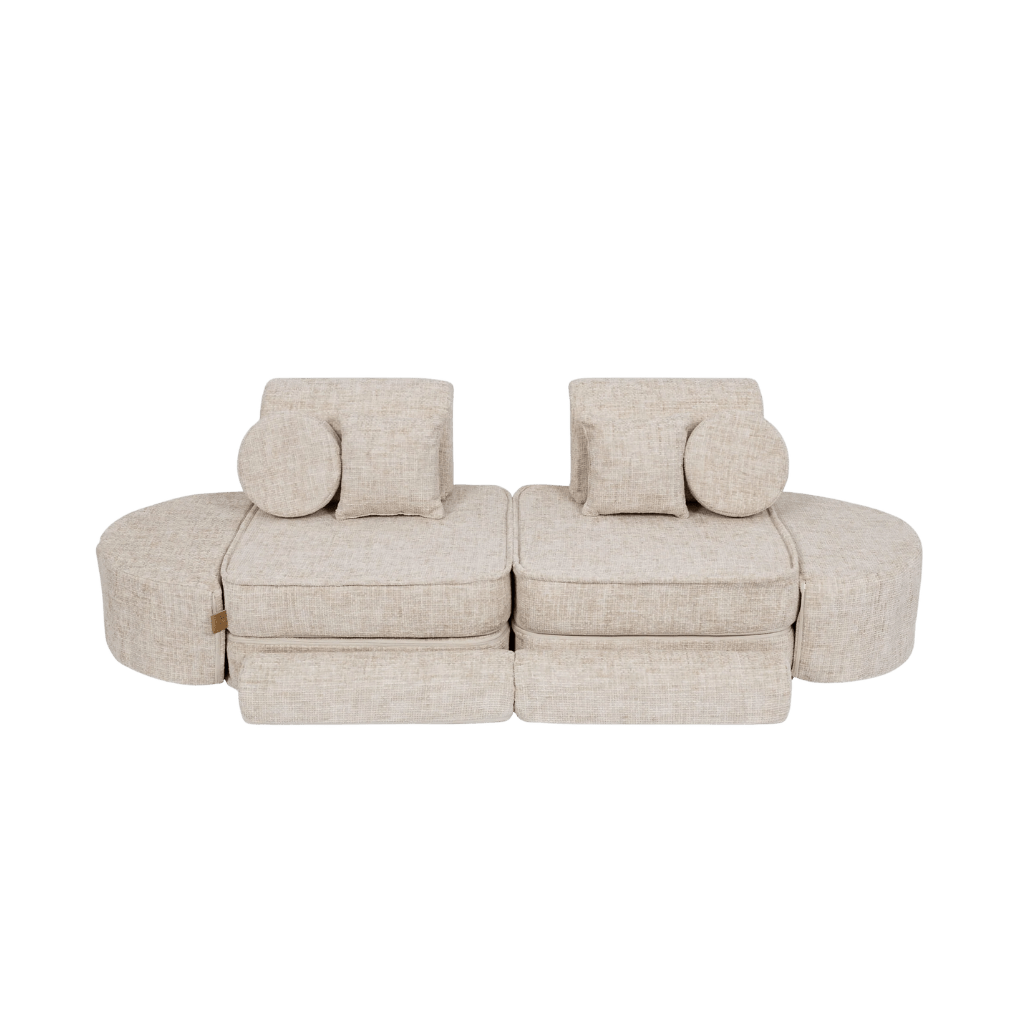 Canapé Modulable Moyen pour Enfants - Tangle Marshmallow Beige en | Decoração Tinitto – Fabrication européenne