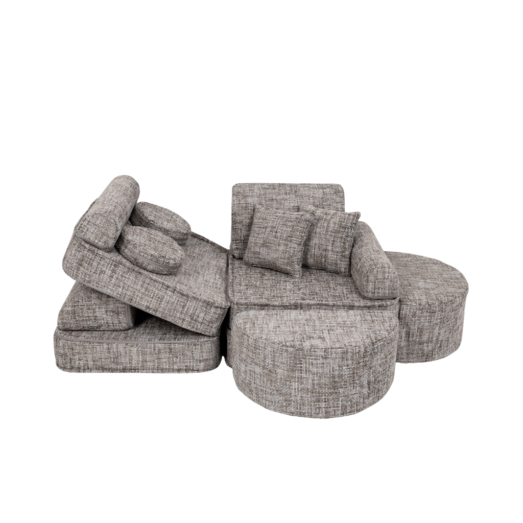 Canapé Modulable Moyen pour Enfants - Tangle Moon Grey en | Decoração Tinitto – Fabrication européenne