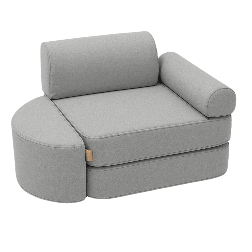 Canapé Outzy Mini Enfant Intérieur/Extérieur en LightGray | Decoração Tinitto – Fabrication européenne