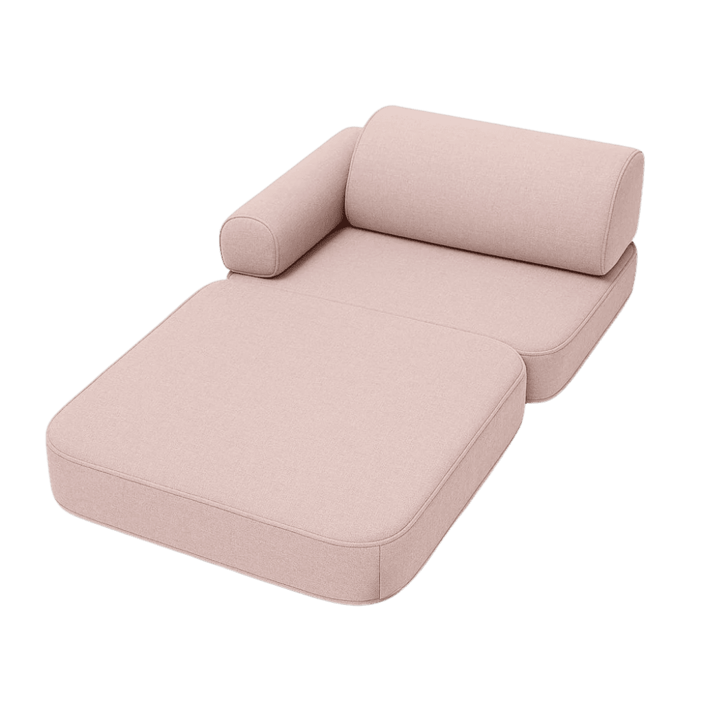 Canapé Outzy Mini Enfant Intérieur/Extérieur en Velours Cotele Taupe Fonce | Decoração Tinitto – Fabrication européenne