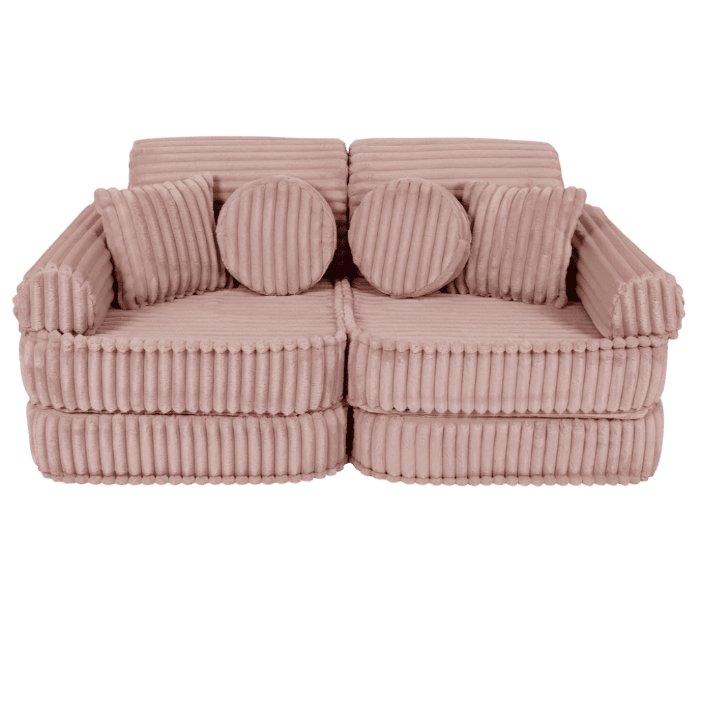 Coccolo - Canapé Modulable Enfant Premium en RosyBrown | Decoração Tinitto – Fabrication européenne