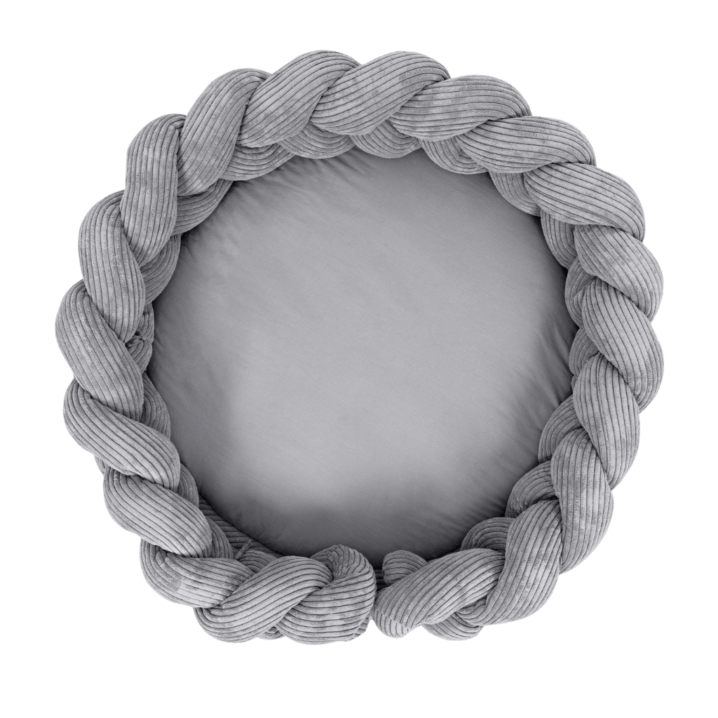 Cocon Bébé Évolutif 3 - en - 1 avec Tresse Amovible Aesthetic – Gris en | Conforto Tinitto – Fabrication européenne