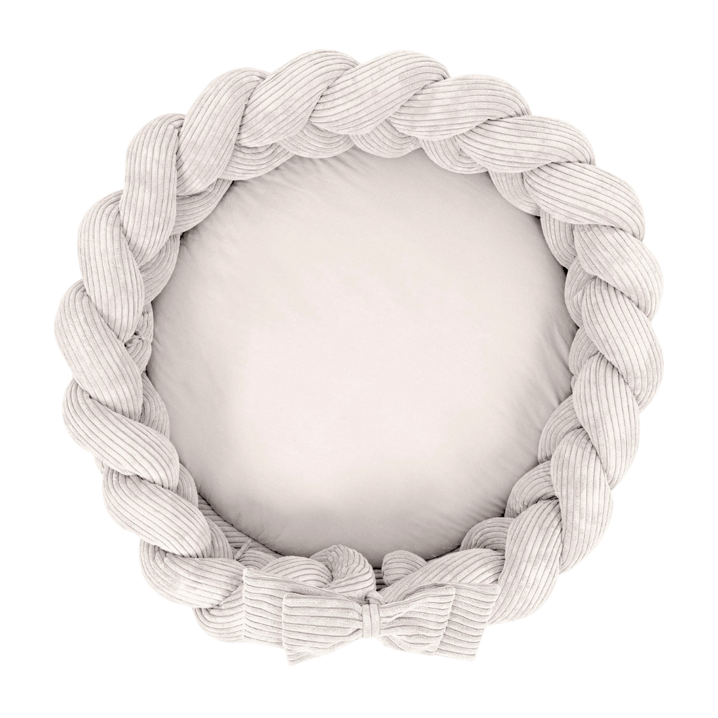 Cocon Bébé Évolutif 3 - en - 1 avec Tresse Amovible Aesthetic – Vanille en | Conforto Tinitto – Fabrication européenne