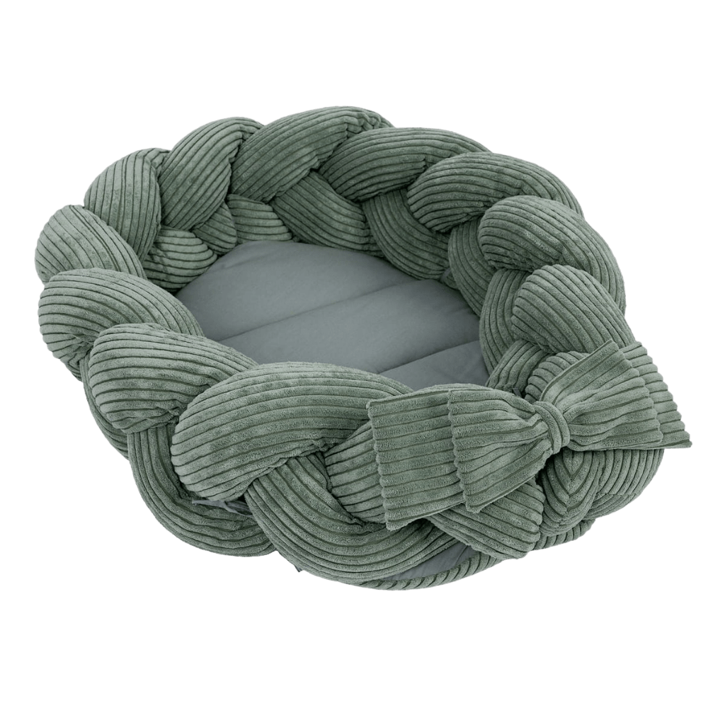 Cocon Bébé Évolutif avec Tresse Amovible - Vert olive en | Conforto Tinitto – Fabrication européenne