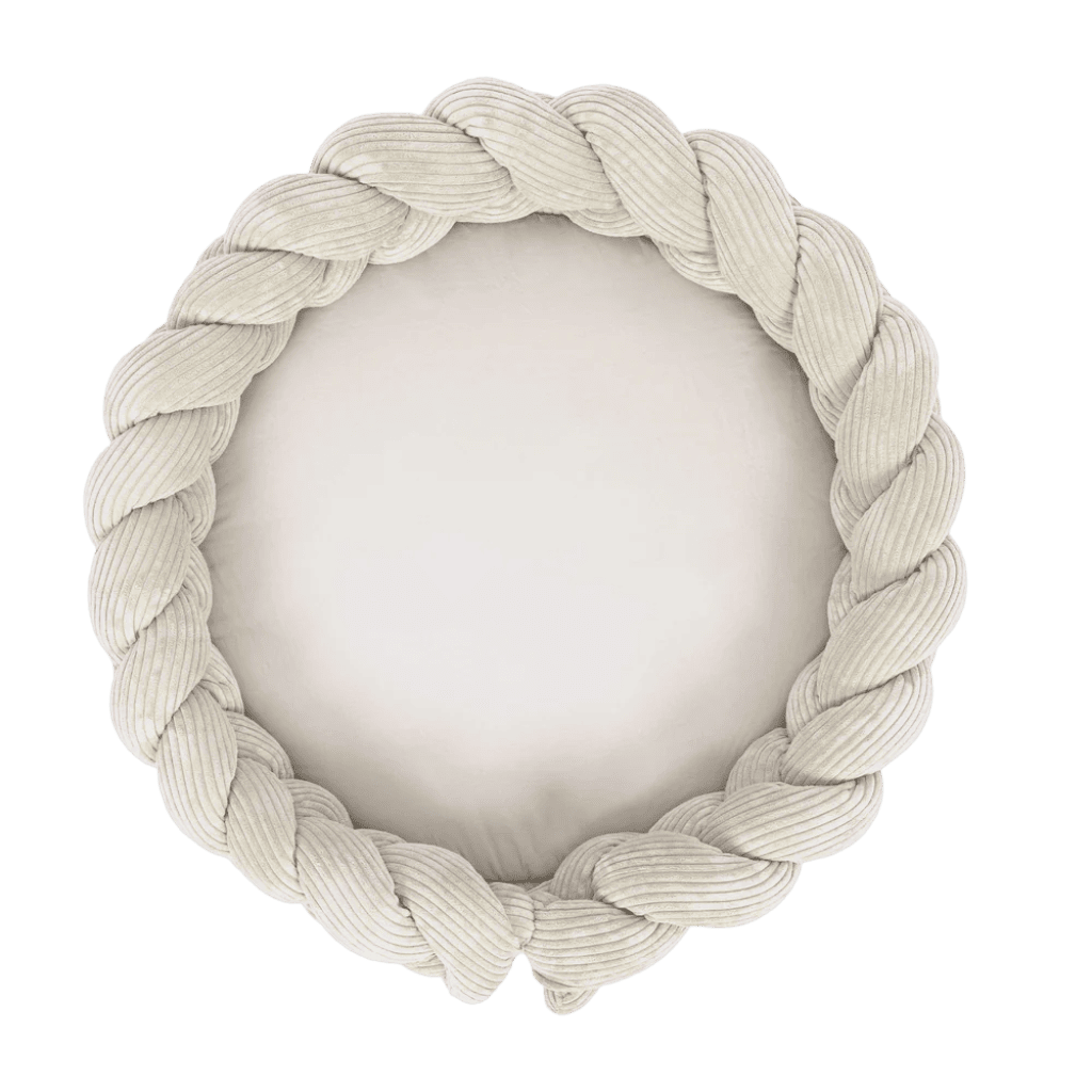 Cocon Bébé Olive 3 - en - 1 – Tapis d’Éveil & Tour de Lit Tressé en Clair | Conforto Tinitto – Fabrication européenne