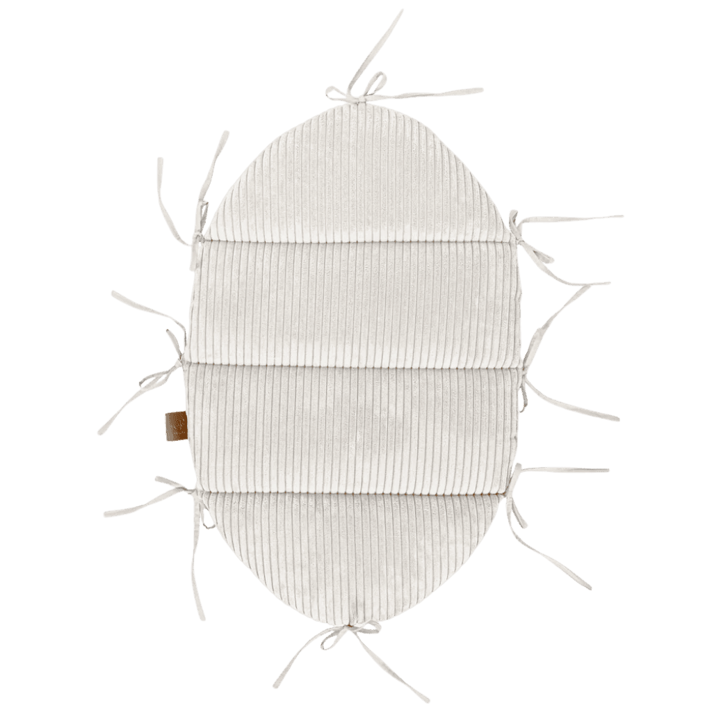 Cocon Bébé Vanille avec Protection Tressée en Dirty White | Conforto Tinitto – Fabrication européenne