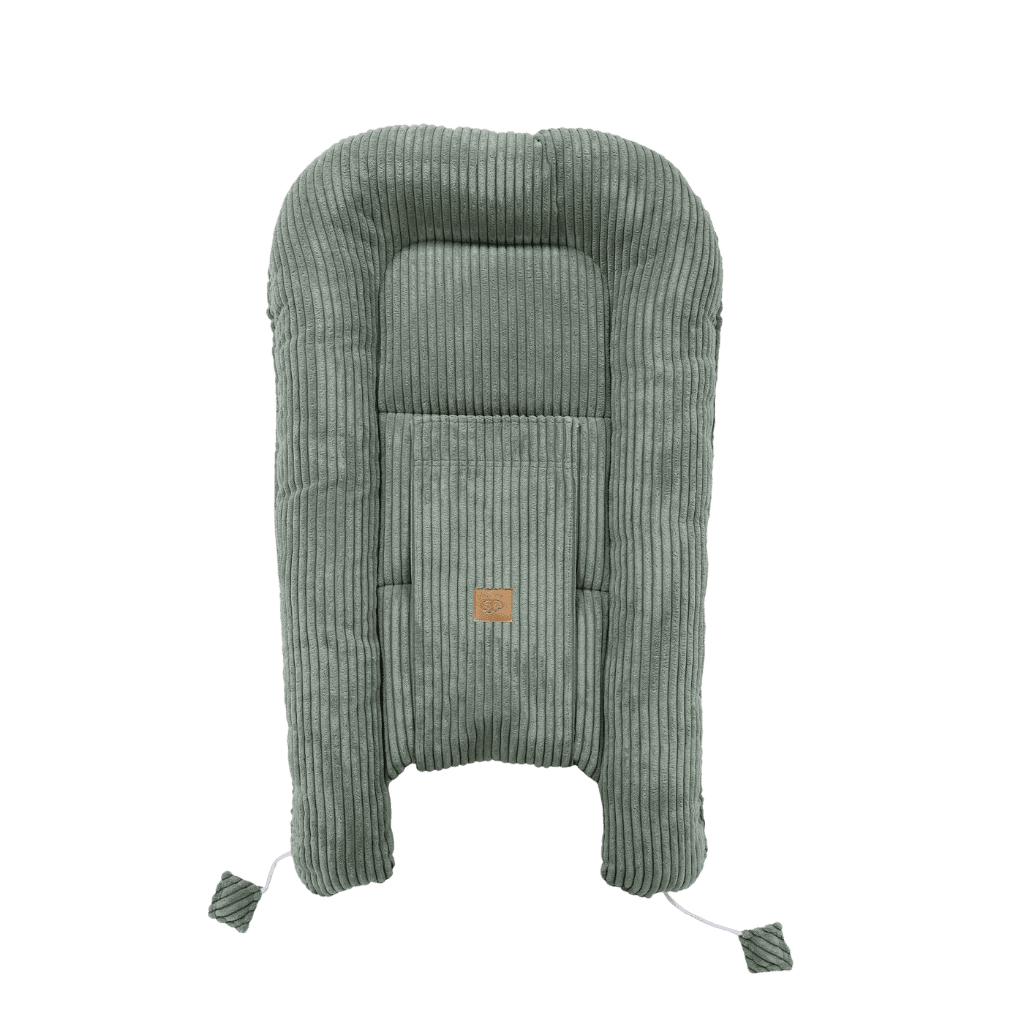 Cocon de Sommeil Bébé Luxe - Olive Green en | Conforto Tinitto – Fabrication européenne