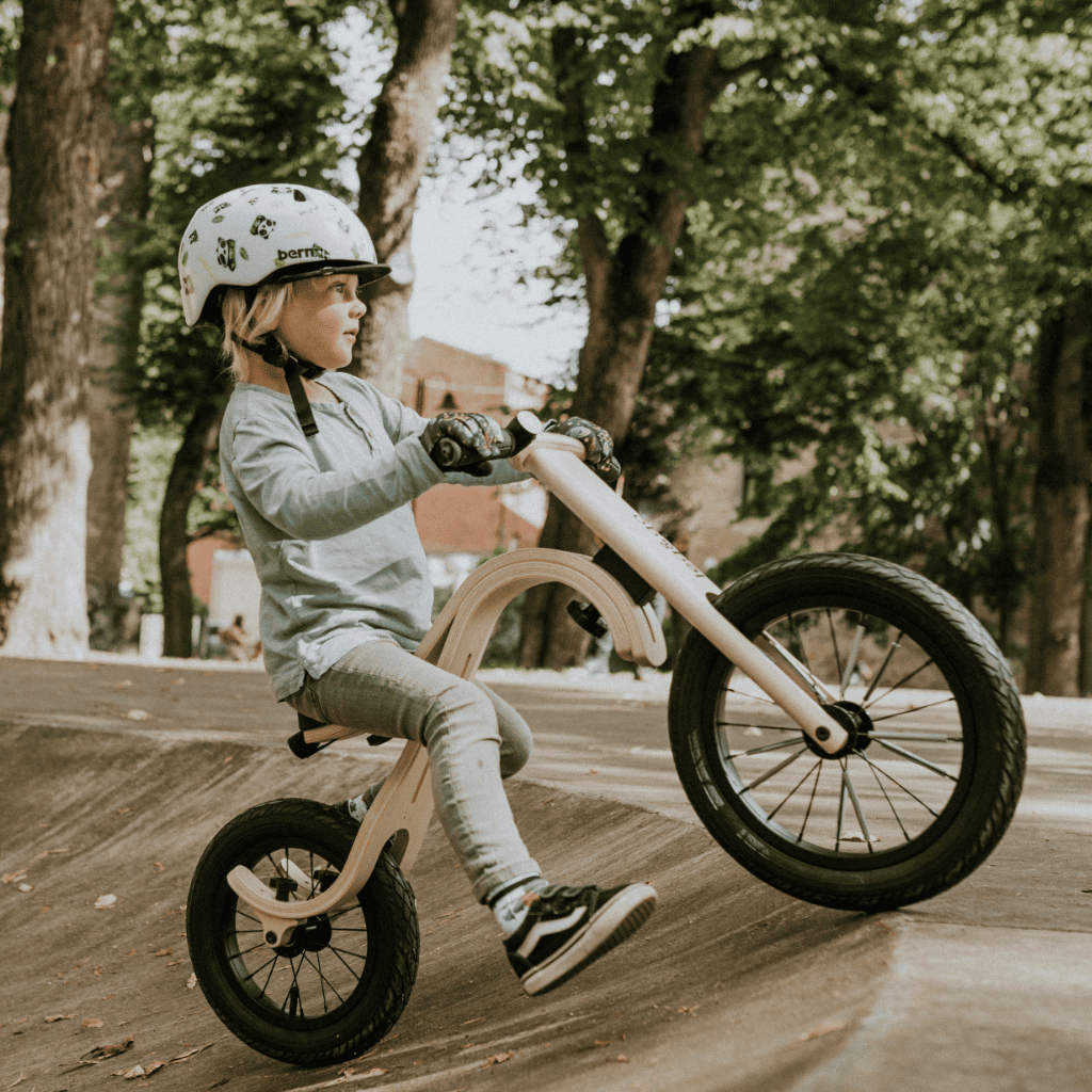 leg&go 3-in-1 Wooden Balance Bike – Lightweight & Durable Children's Bike | Motricidade Tinitto – Made in Europe
