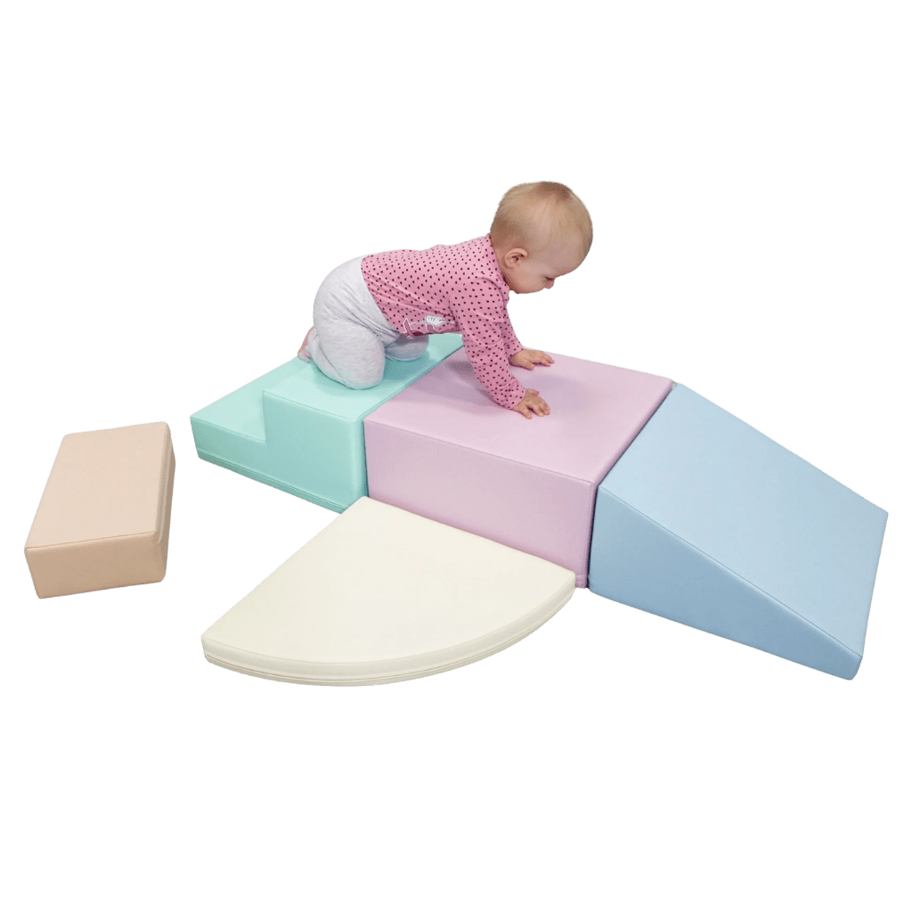 Ensemble de 5 Blocs de Mousse Soft Play - Pastel en | Motricidade Tinitto – Fabrication européenne