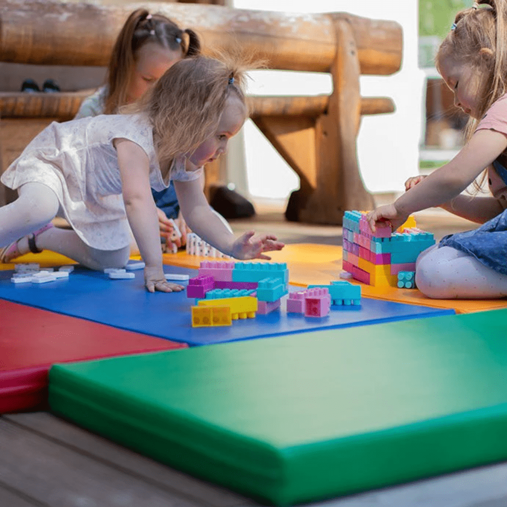 Ensemble de 5 Tapis de Sécurité et de Confort - Rainbow en | Motricidade Tinitto – Fabrication européenne