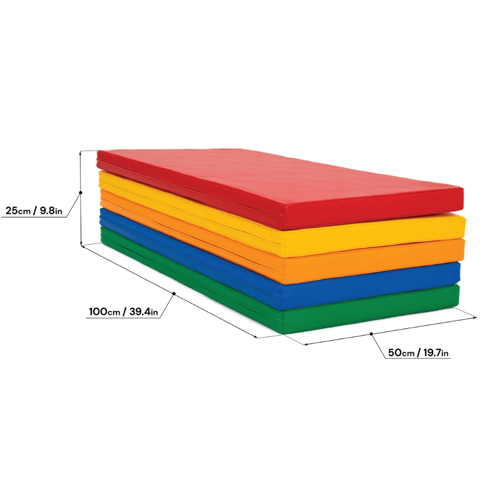 Ensemble de 5 Tapis de Sécurité et de Confort - Rainbow en | Motricidade Tinitto – Fabrication européenne