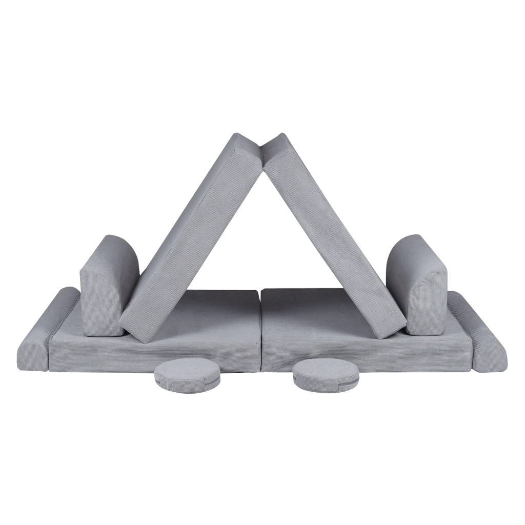 Grand Canapé Slimcord Premium - Gray en | Decoração Tinitto – Fabrication européenne