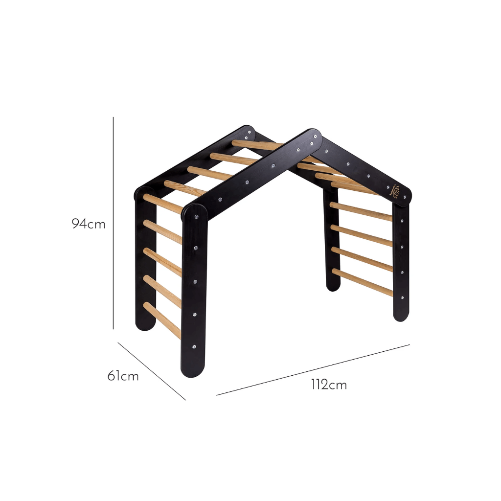 Grande Échelle Pikler en Bois - Black en | Motricidade Tinitto – Fabrication européenne