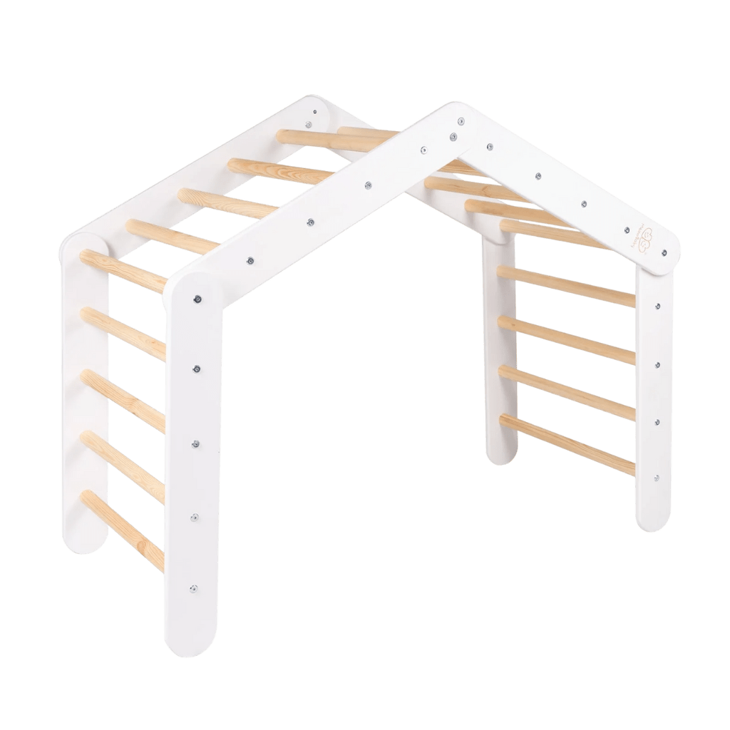 Grande Échelle Pikler en Bois - White en | Motricidade Tinitto – Fabrication européenne