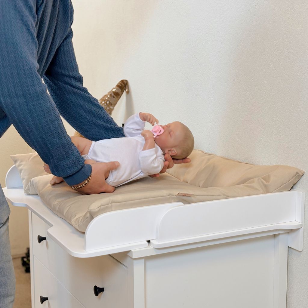 Matelas à Langer Bébé Confortable et Sécurisé en Beige | furniture Tinitto – Fabrication européenne