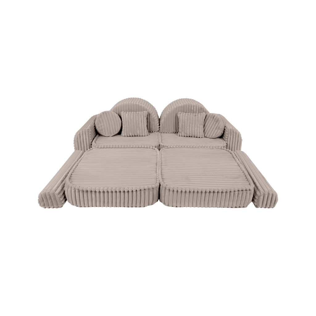Medium Modular Sofa for Kids - Churros Beige en | Decoração Tinitto – Fabrication européenne