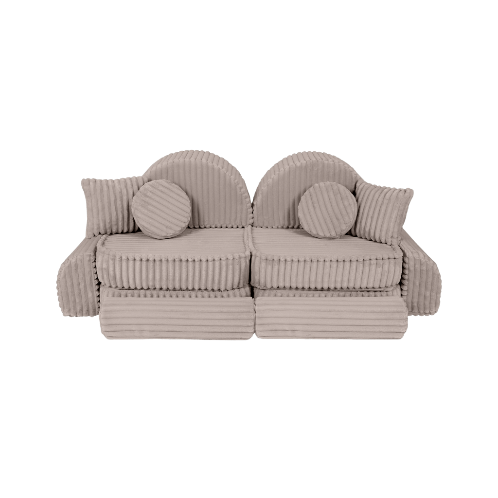 Medium Modular Sofa for Kids - Churros Beige en | Decoração Tinitto – Fabrication européenne