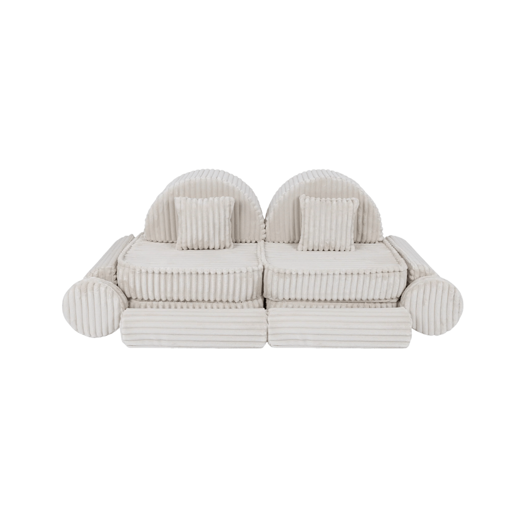 Medium Modular Sofa for Kids - Churros White en | Decoração Tinitto – Fabrication européenne