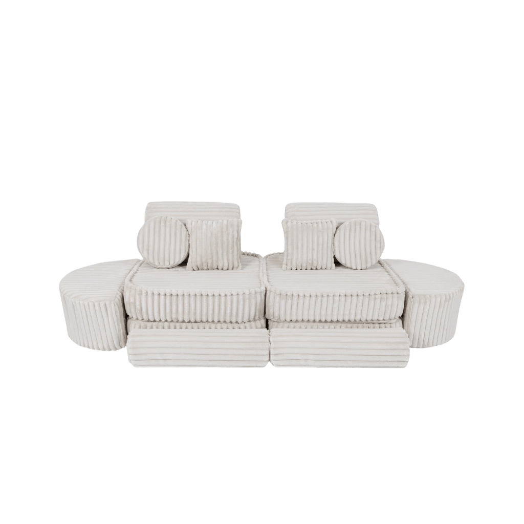 Medium Modular Sofa for Kids - Churros White en | Decoração Tinitto – Fabrication européenne