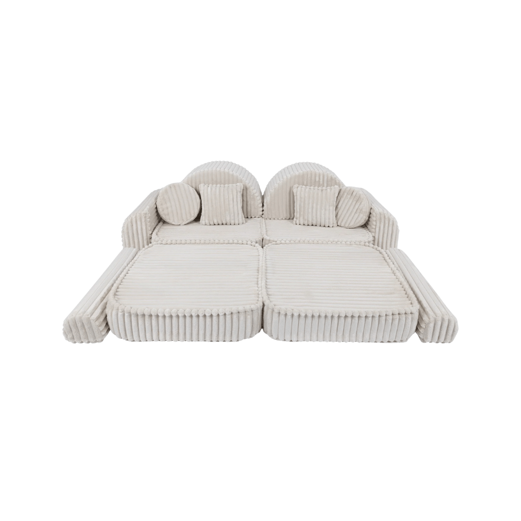Medium Modular Sofa for Kids - Churros White en | Decoração Tinitto – Fabrication européenne
