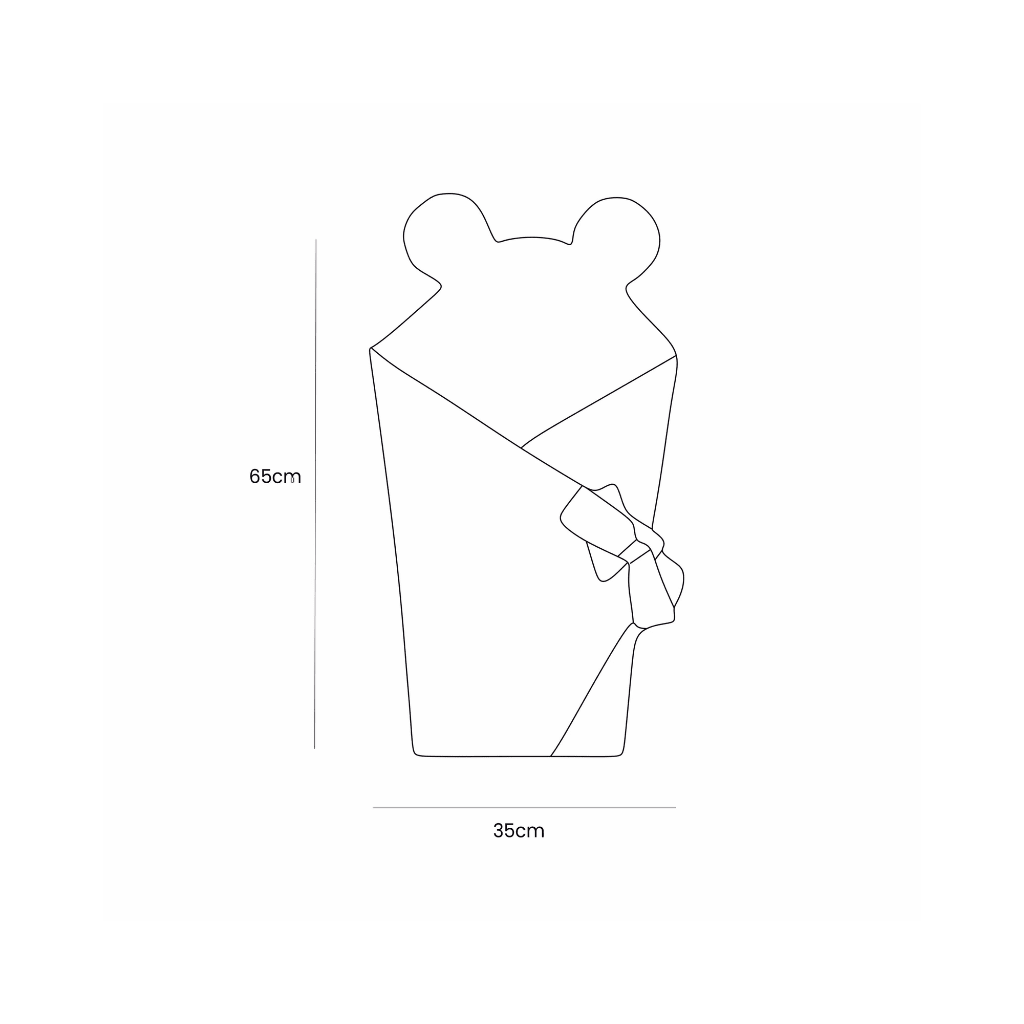 Nid d'Emmaillotage à Nouer Premium - Rose en | Conforto Tinitto – Fabrication européenne