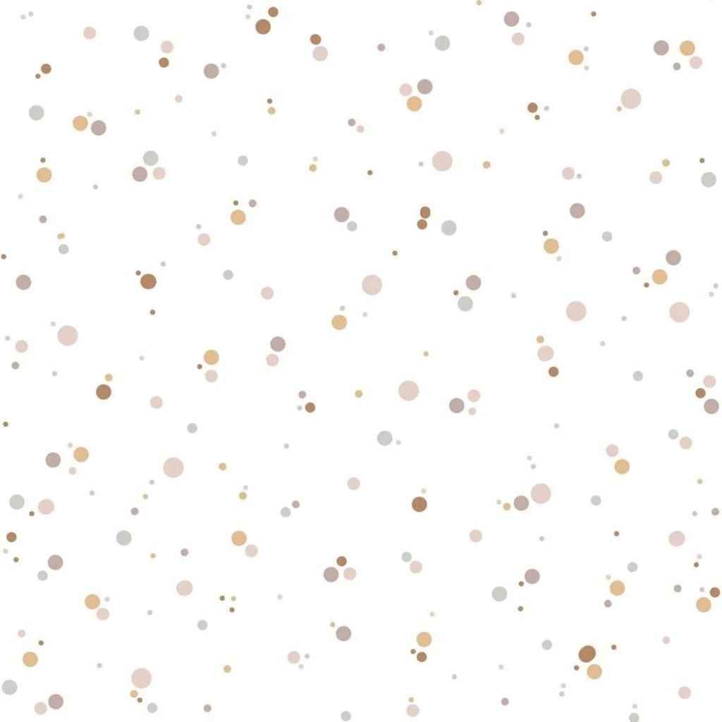 Papier Peint Pois Tendres – Cannelle & Rose Poudré en | furniture Tinitto – Fabrication européenne