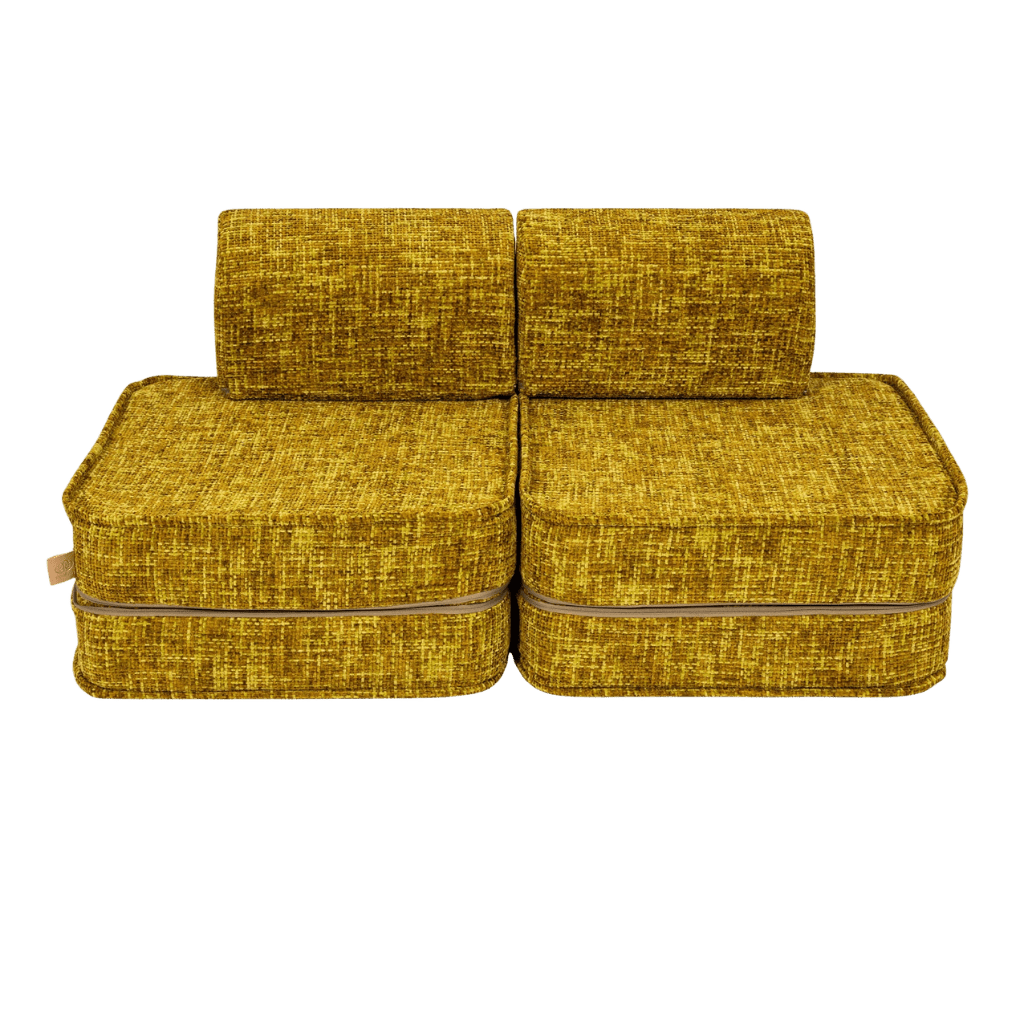 Petit Canapé Modulable pour Enfants - Tangle Honey Mustard en | Decoração Tinitto – Fabrication européenne