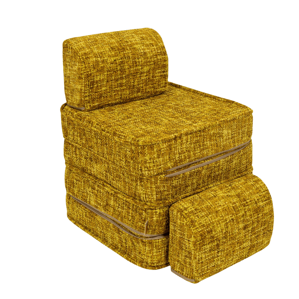 Petit Canapé Modulable pour Enfants - Tangle Honey Mustard en | Decoração Tinitto – Fabrication européenne