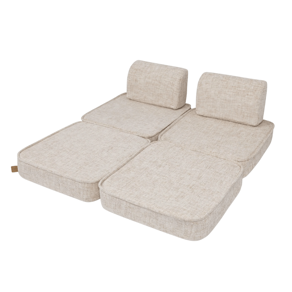 Petit Canapé Modulable pour Enfants - Tangle Marshmellow Beige en | Decoração Tinitto – Fabrication européenne